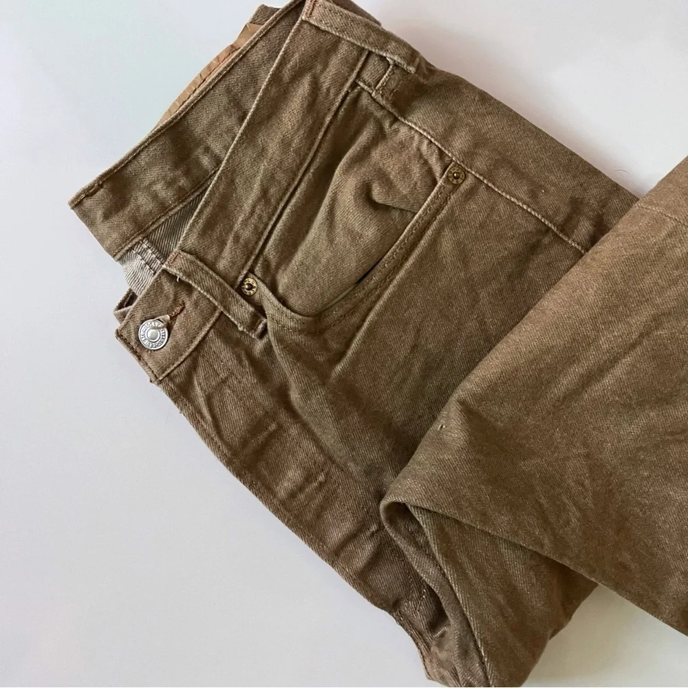 Levi’s • Tan 501 Straight Fit Jeans